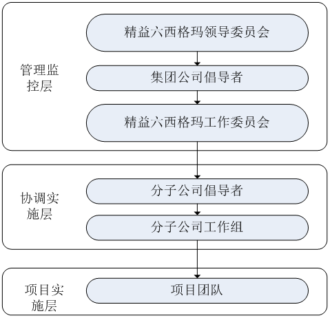 精益六西格瑪實施組織架構和職能職責