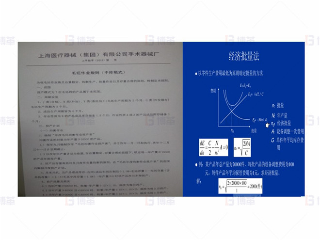 上海某醫(yī)療器械廠存貨周轉(zhuǎn)率提升案例 經(jīng)濟批量的設(shè)置